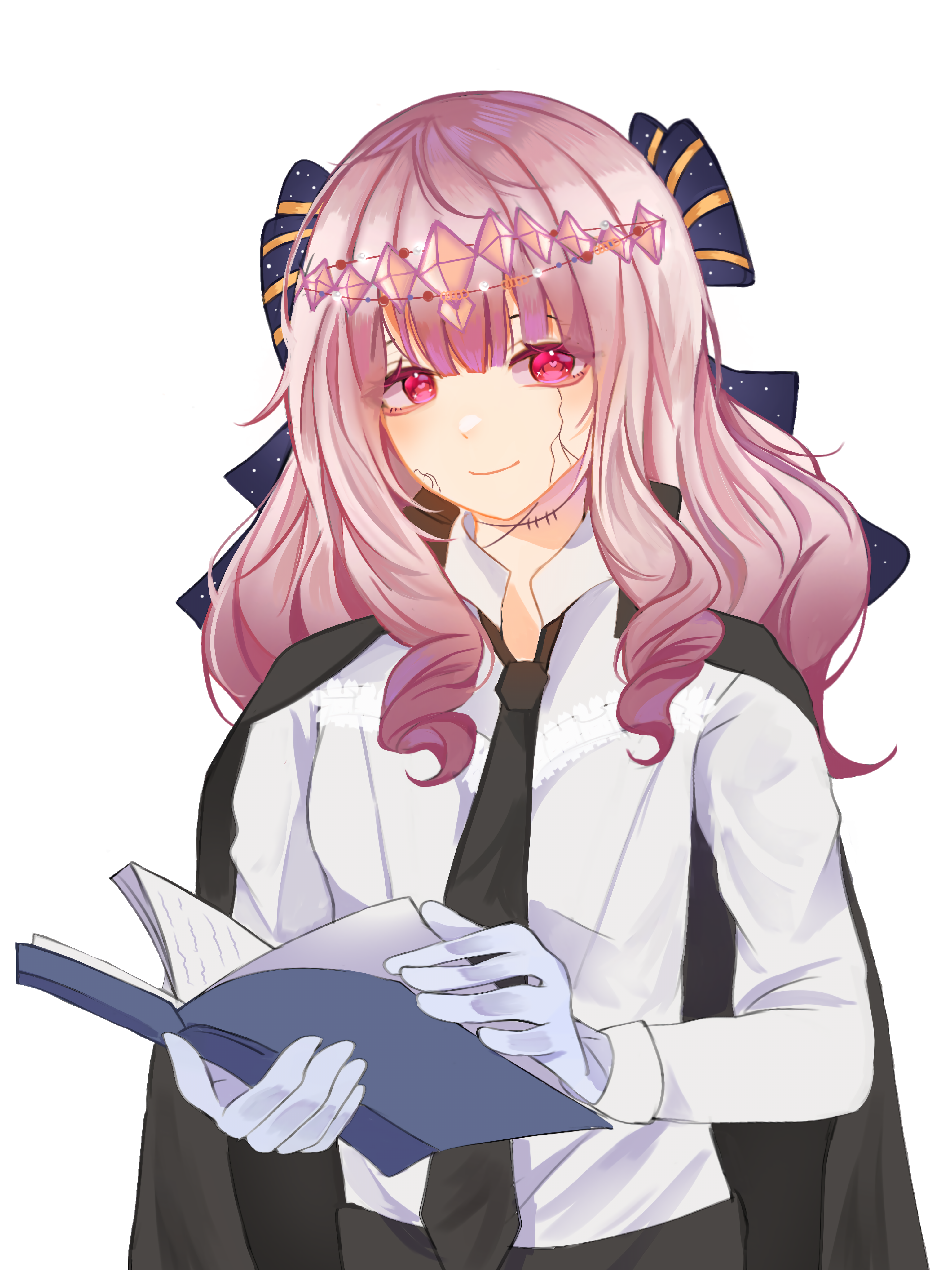 Bitula reading a book